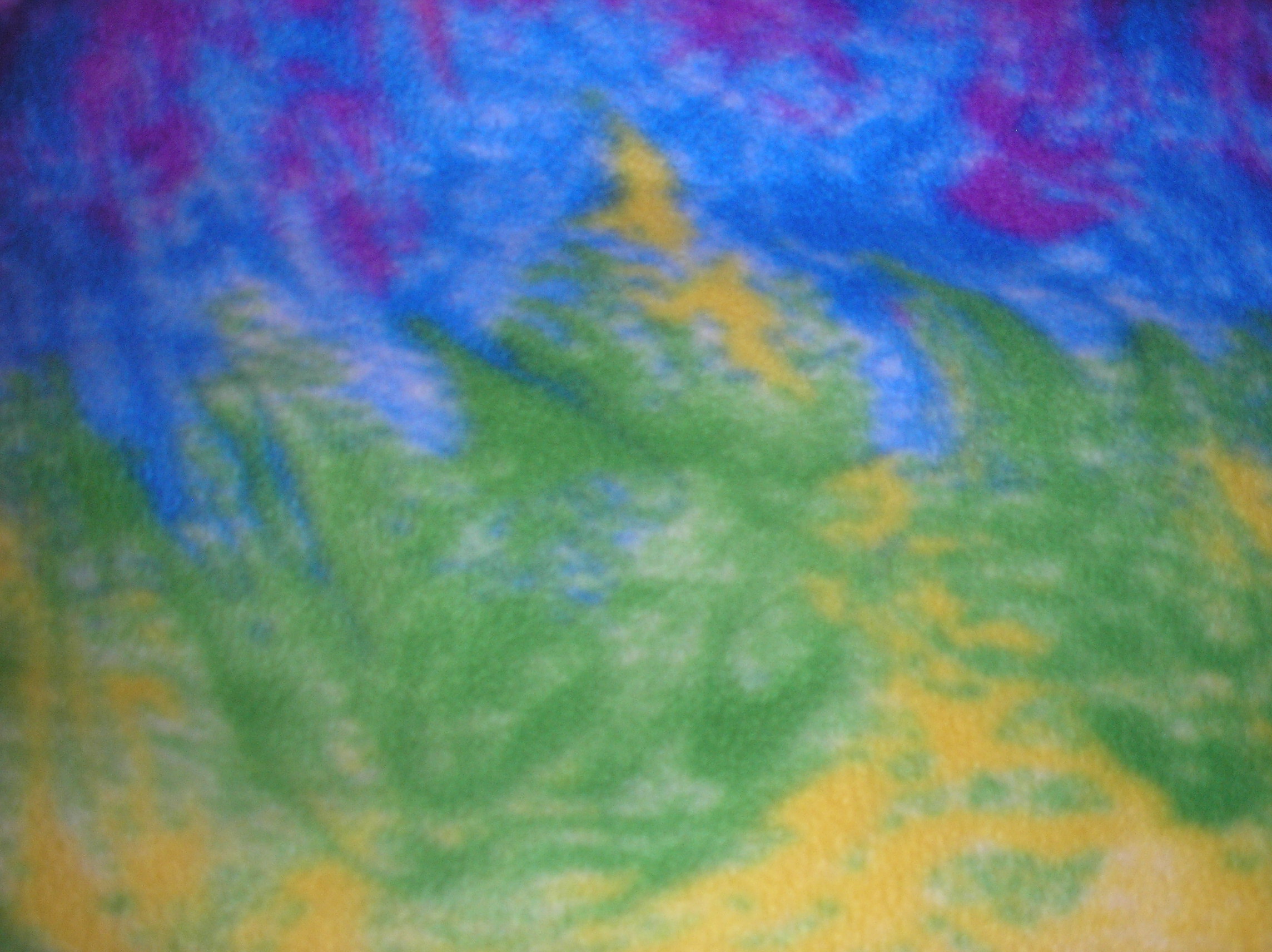 Tye dye in bright colors